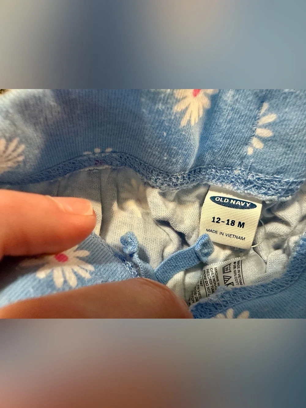 GAP Light Blue Daisy Pull-On Girls Shorts